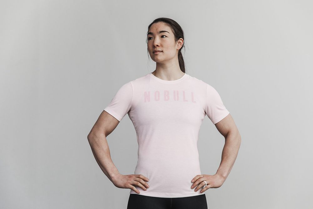 T-Shirts NOBULL Femme Rose - NOBULL,France (1904-XOKCE)